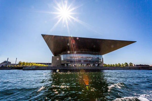 Копенгагенский Оперный Театр Набережной Копенгагене Дания Июля 2019 Года — стоковое фото