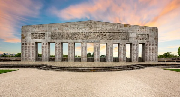 Memorial Guerra Pôr Sol Saint Quentin Aisne Borgonha França Julho — Fotografia de Stock