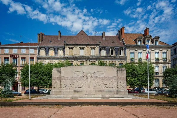 Válečný Památník Chalon Sur Saone Burgundy Francie Července 2019 — Stock fotografie