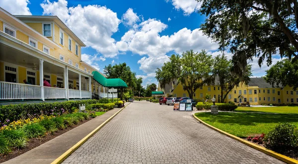 Historic Lakeside Inn Verandah Mount Dora Florida Eua May 2019 — Fotografia de Stock