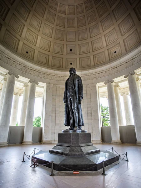 Estatua Thomas Jefferson Jefferson Memorial Washington Mayo 2019 — Foto de Stock
