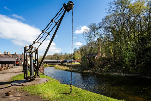 Paranco Acqua Blists Hill Victorian Town Ironbridge Shropshire Aprile 2019 — Foto Stock