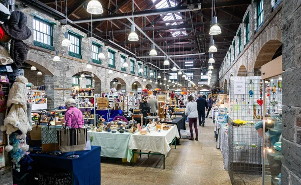 Tavistock Indoor Market Oude Pannier Market Genomen Tavistock Devon Februari — Stockfoto