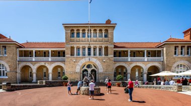 Perth Mint binası 24 Ekim 2019 'da Avustralya' nın Perth kentinde.