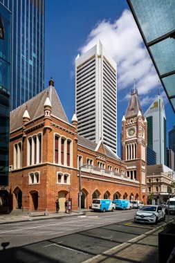 Perth Town Hall and Town Hall Clock Tower, Perth, Avustralya, 24 Ekim 2019