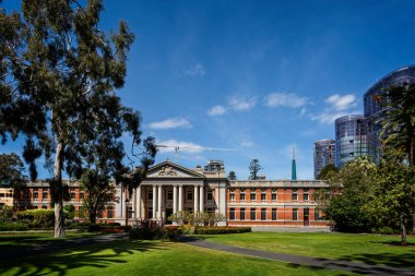 24 Ekim 2019 'da Avustralya' nın Perth kentindeki Batı Avustralya Yüksek Mahkemesi binası.