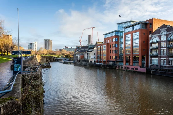 Riverside Develpoment Bristol Central Reino Unido Diciembre 2019 — Foto de Stock