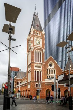 Perth Town Hall and Town Hall Clock Tower, Perth, Avustralya, 23 Ekim 2019