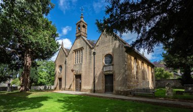 18 Ağustos 2020 'de Castleton, Sherboren, Dorset, İngiltere' deki Aziz Mary Magdalene Kilisesi