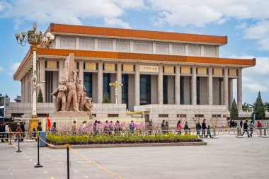 Başkan Mao Zedong Anıtmezar Tiananmen Meydanı, Pekin, Çin 1 Nisan 2011