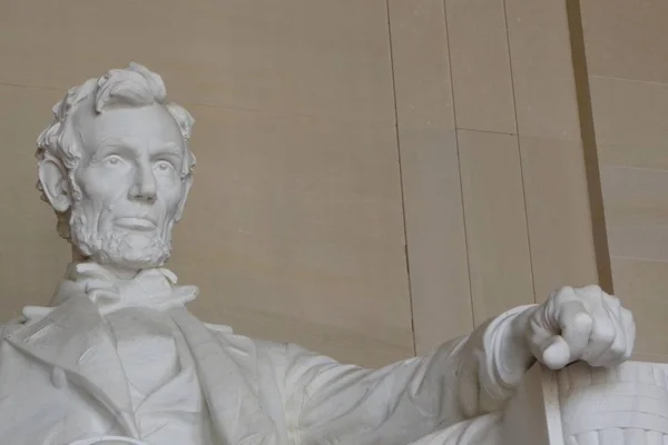 Мемориал Линкольна Вашингтоне Шестнадцатый Президент Сша — стоковое фото