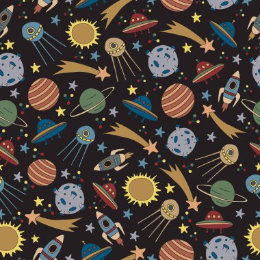 Roketler sorunsuz alanı desenle