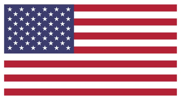 Vektor Flagge Der Usa Hintergrund — Stockvektor