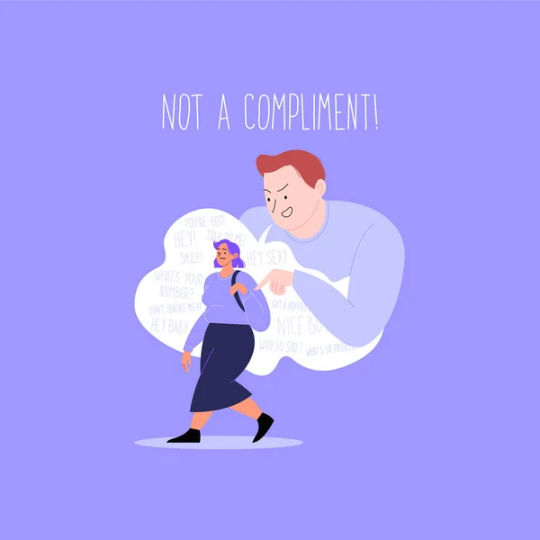 Ce n'est pas un compliment — Image vectorielle