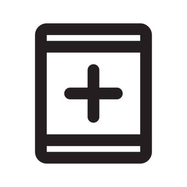 İlk AIDS kutusu simgesi tüm proje için çizgi stili