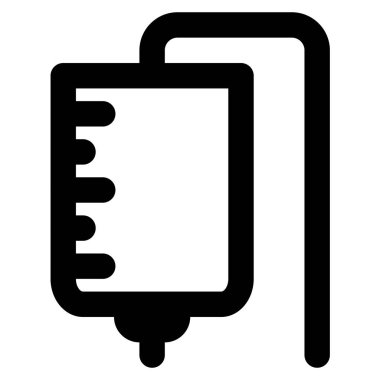 İnfüzyon simgesi tüm proje için çizgi stili