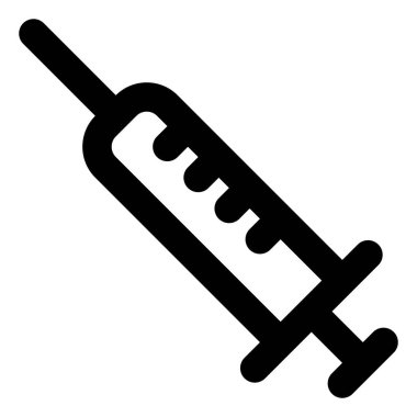 Enjeksiyon simgesi tüm proje için çizgi stili