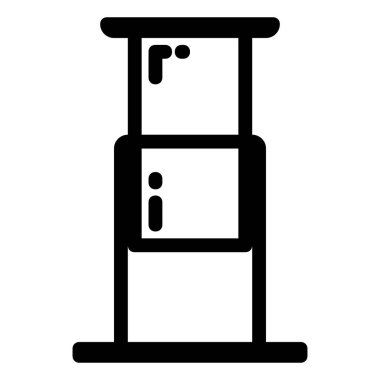 Çizgi stili ile Aeropress simgesi