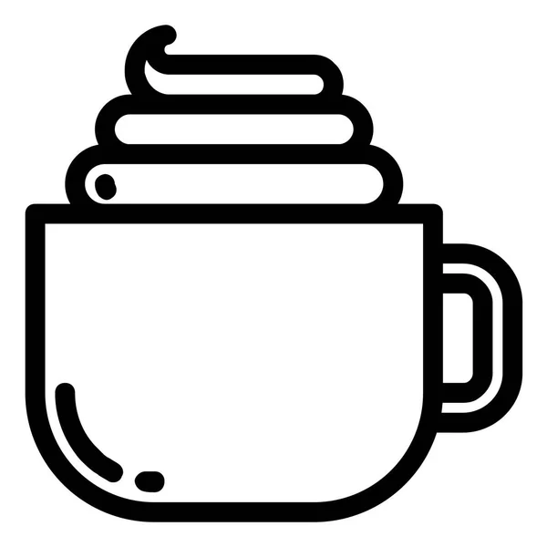 Cup-Symbol mit Linienstil — Stockvektor