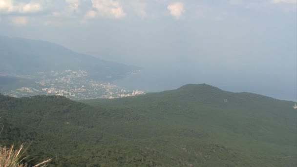 Montagna Nel Crimea Estate Paesaggio — Video Stock