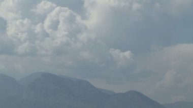 gökyüzü timelapse Dağları Türkiye'nin üzerinde