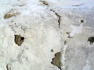 Eski kil gri duvar çatlamak