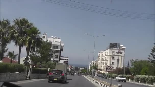 Jazdy Drodze Cypr — Wideo stockowe