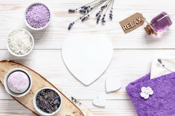 Aromaterapi ve spa, aromatik deniz tuzu için malzemeler 