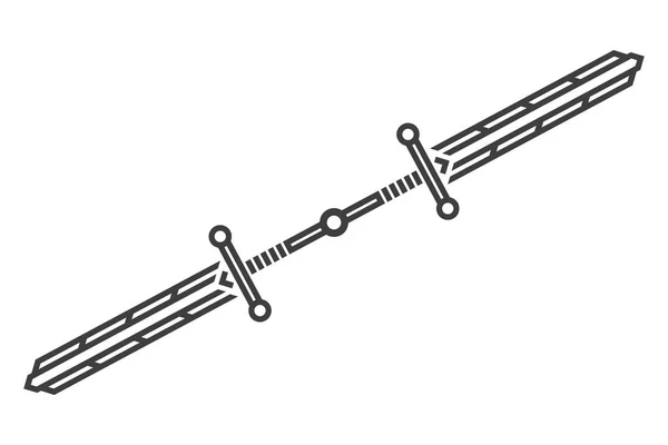 大剑双手 游戏的概念 — 图库矢量图片