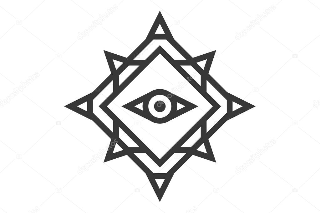 Sacred Symbols Design - Abstract Geometric Illustration