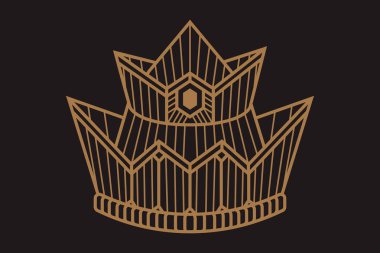 Değerli taş göz ile Gotik taç