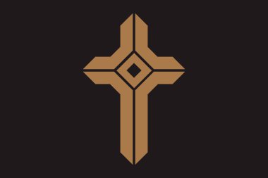 Hıristiyan din çapraz. İzole Ortodoks ve Katolik sembolü şeklinde çapraz, Tanrı aşkına ilahi ve inanç Tanrı, imzalayın. Kilise ve dua, din ve diriliş