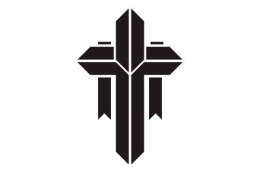 Hıristiyan din çapraz. İzole Ortodoks ve Katolik sembolü şeklinde çapraz, Tanrı aşkına ilahi ve inanç Tanrı, imzalayın. Kilise ve dua, din ve diriliş