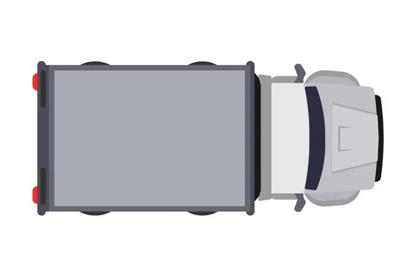 Transport Camions Fret Livraison Rapide Transport Logistique Modèle Vecteur Isolé — Image vectorielle