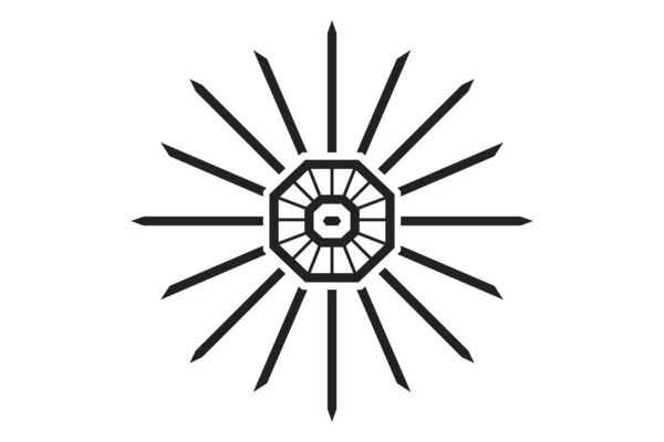 新的世界秩序 普罗维登斯的眼睛 手工绘制的炼金术 神秘主义 阴谋论共济会和深奥的符号 — 图库矢量图片