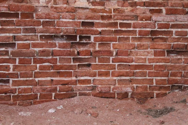 brick walls of the ancient temple / photo masonry.the wall is ancient, destroyed.red bricks.time destroyed the temple.