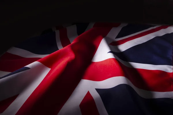 Nahaufnahme Der Britischen Flagge — Stockfoto