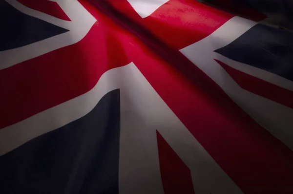 Nahaufnahme Der Britischen Flagge — Stockfoto