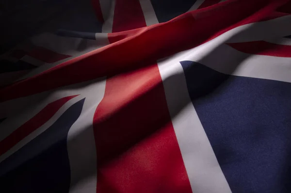 Nahaufnahme Der Britischen Flagge — Stockfoto