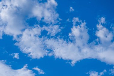 Güzel gökyüzü, yaz sıcak gün doku