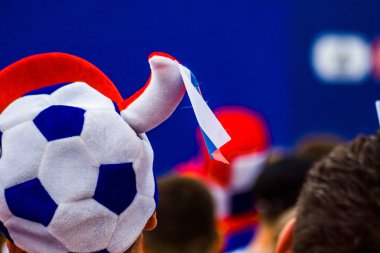 Rus bayrağı renkleri başlığın bölge FIFA 2018 & hayranları fan.
