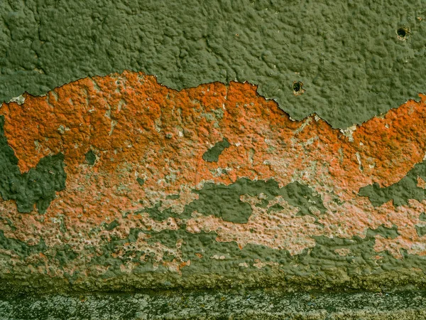 Textura Antiga Parede Rasgada Vestígios Pintura Velha — Fotografia de Stock