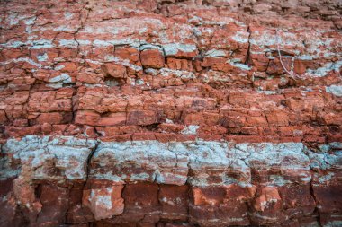 Birçok katmandan oluşan güzel kil doku