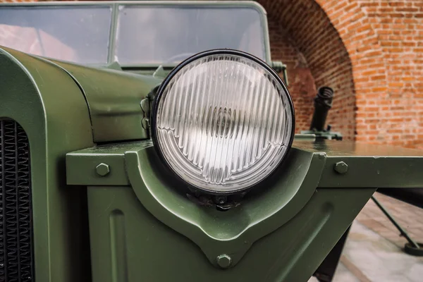 Details Van Oude Sovjet Militaire Machine Het Park Van Exposities — Stockfoto