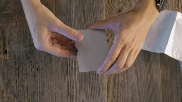 Déballer Des Pièces Ordinateur Nouveau Pavé Tactile Pour Ordinateur Portable — Video