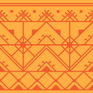 Etnik süsleme ile Seamless modeli. Boho tarzda duvar kağıdı. Kabile desen