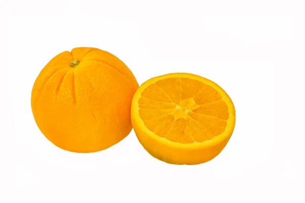 Beautiful Red Ripe Oranges White Background — Stock Photo, Image