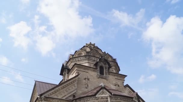 Lipetsk Russie Septembre 2018 Église Démétrius Thessalonique Berezovka Église Chrétienne — Video