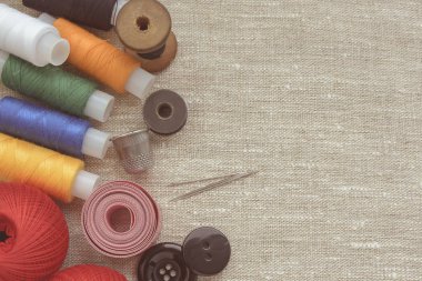 terzi, terzi, iplik dikiş ve örgü bileşimi