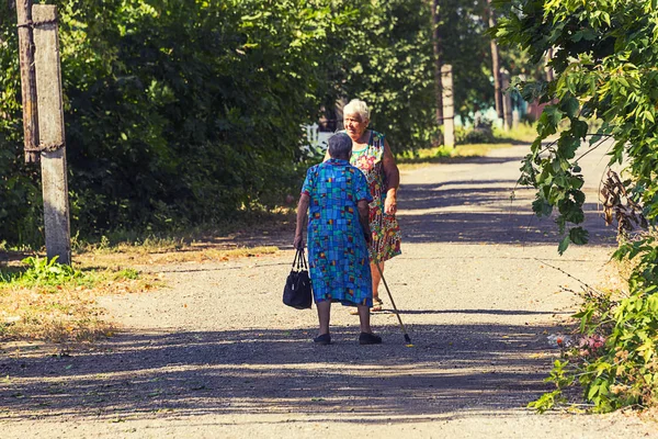 Rusya Petersburg Ağustos 2018 Cadde Boyunca Yaşlılar Için Özel Bir — Stok fotoğraf